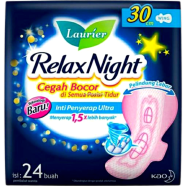 Laurier Sanitary Napkin Relax night Wing-24 pcs image