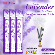 Lavender Flavor Agarbatti 1 Packet Incense Stick image