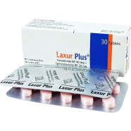 Laxur Plus 40mg 50mg Tablet 10's Strip image