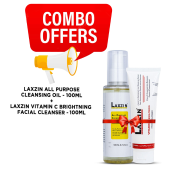 Laxzin All Purpose Cleansing Oil 100ml And Daily Facial Cleanser 150ml Combo Offer image