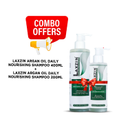 Laxzin Argan Oil Daily Nourishing Shampoo 400ml And Laxzin Argan Oil Daily Nourishing Shampoo 200ml Combo Offer image