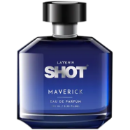 Layer'r Shot Maverick Eau De Parfum Long Lasting Luxurious EDP Aquatic Fragrance For Men -100ml Perfume image