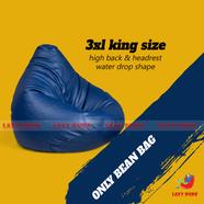 Lazy Dude 3XL King Size Bean Bag - Deep Blue - Premium Quality image