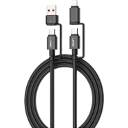 Ldnio LC16 65W 4-in-1 Fast Charging Cable USB-C Lighting to USB-A USB-C 1.2M image