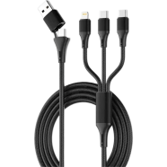 Ldnio LC97UC 100W USB-A - Type-C To Type-Cx2 Lightning Cable image