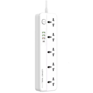 Ldnio SC5415 Power Strips 5 Way Outlet with USB Ports Universal Extension Power Socket