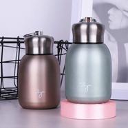 Leakproof Portable Modern Thermal Drinking Bottle Thermal Flasks Mini Lightweight Stainless Steel Water Bottle For Kids Men Women Home Office School 300ml image