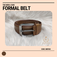 Leather Belt for Men-Brown image