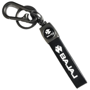 Leather Key Ring For Bike (Bajaj) image