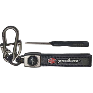 Leather Key Ring For Bike (Pulser) image