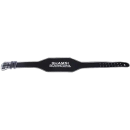 Leather Weight Lifting Belt - Black image