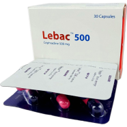 Lebac 500 mg Capsule 6's strip image