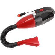 Led Light With Handheld Mini Car Vacuum Cleaner Red and Black image