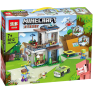 Leduo MINECRAFT 467 parts House in the Village Lego Sets - 6012 