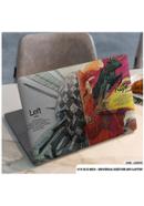 Left Brain and Right Brain Illustration Laptop Sticker image