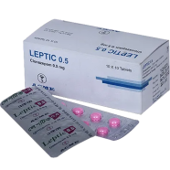 Leptic 0.5 mg Tablet 10's Strip image