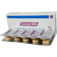 Levipil 500 mg Tablet 10's Strip image