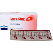 Levoking 500 mg Tablet 10's Strip image