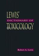 Lewis' Dictionary of Toxicology image