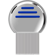 Lice and Nit Egg Free Treatment Professional Stainless Steel Lice Removal Comb for Kids and Adults (Multicolor) 1 Pcs image