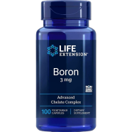 Life Extension Boron 3mg 100 Vegetarian Capsules - 737870166115 image