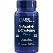 Life Extension N-Acetyl-L-Cysteine (NAC) 600mg 60Capsules image