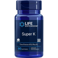 Life Extension Super K vitamin K1 vitamin K2 mk-7 vitamin K2 90 Softgels -517599529 image