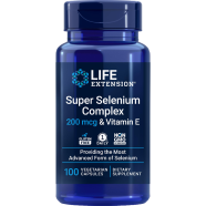 Life Extension Super Selenium Complex 200 mg with Vitamin E 100 Capsules -522013272 image