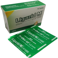 Ligazid M 2.5mg 1000mg Tablet 6's Strip image