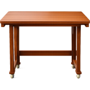 Lightweight Wooden Portable Table With Foldable Design image