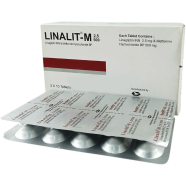Linalit M 2.5mg 500mg Tablet 10's Strip image
