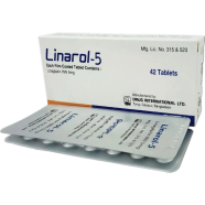 Linarol 5 mg Tablet 14's Strip image