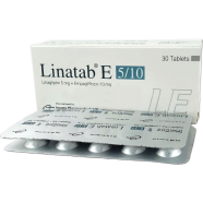 Linatab E 5 mg, 10 mg Tablet 10's Strip image