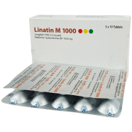 Linatin M 1000 2.5mg 1000mg Tablet 10's Strip image