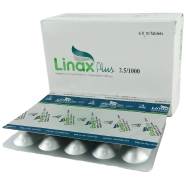 Linax Plus 2.5 mg, 500 mg Tablet 10's Strip image