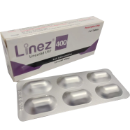 Linez 400 mg Tablet 6's Strip image