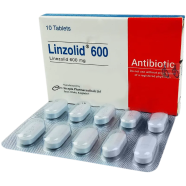Linzolid 600 mg Tablet 10's Strip image