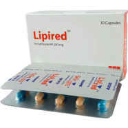 Lipired 200 mg Capsule (Micronized) 10's Strip image