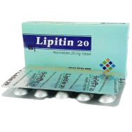 Lipitin 20 mg Tablet 10's Strip image