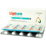 Liposem 2 mg Tablet 10's Strip image