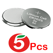 Lithium 3V CR2025 battery 5 Pcs Best Quality image