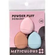 Lmltop Meticulous Powder Puff ( Finger Puff ) - 3 Pcs image