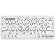 Logitech K380s Pebble Keys 2 Bluetooth Wireless Keyboard White image