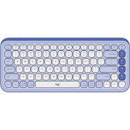 Logitech POP Icon Keys, Wireless Feyboard With Customizable Action Keys, LILAC image