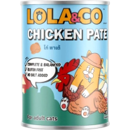 Lola and Co Cat Can Food - Chicken Pate 400g | Adult Cat Wet Food image