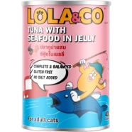 Lola and Co Cat Can Food - Tuna With Seafood in Jelly 400gm | Cat Wet Food image