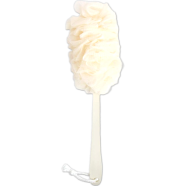 Long Handle Body Bath Brush - Cream image