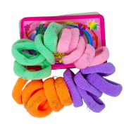 Long Lasting Rubber Hair Band 20Pcs image