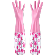 Long Silicone Kitchen Gloves Waterproof And Non-Slip Hand Protection image