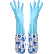 Long Silicone Kitchen Gloves Waterproof And Non-Slip Hand Protection image
